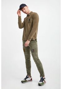 Aeronautica Militare - Polo męskie AERONAUTICA MILITARE. Typ kołnierza: polo. Materiał: bawełna, dresówka, dzianina. Wzór: aplikacja, haft #2