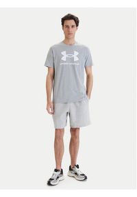 Under Armour T-Shirt Ua Sportstyle Logo Update Ss 1382911 Szary Loose Fit. Kolor: szary. Materiał: bawełna #5
