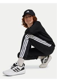 Adidas - adidas Spodnie dresowe Essentials Climacool JD6500 Czarny Regular Fit. Kolor: czarny. Materiał: syntetyk #5