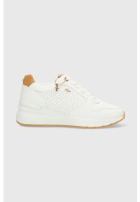MEXX - Mexx buty Sneaker Hena kolor biały. Nosek buta: okrągły. Kolor: biały. Materiał: guma. Obcas: na platformie