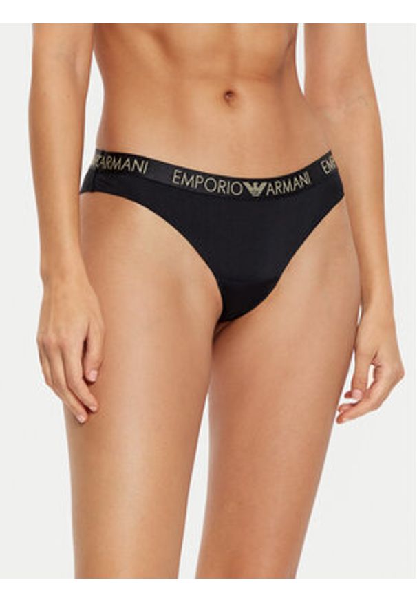 Emporio Armani Underwear Komplet 2 par fig brazylijskich 163337 4F235 00020 Czarny. Kolor: czarny. Materiał: syntetyk