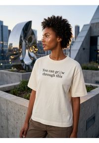 Sinsay - Bawełniana koszulka z krótkim rękawem Winnie the Pooh - żółty. Kolor: żółty. Materiał: bawełna. Długość rękawa: krótki rękaw. Długość: krótkie #1