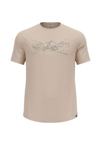 Odlo - Koszulka z krótkim rękawem męska ODLO Ascent PW 130 Run. Bike. Hike. T-Shirt. Kolor: szary. Długość rękawa: krótki rękaw. Długość: krótkie. Sport: bieganie #1