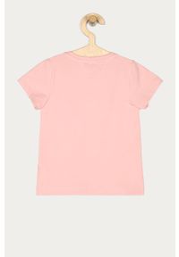 Name it - T-shirt dziecięcy 80-110 cm. Okazja: na co dzień. Kolor: różowy. Materiał: bawełna, dzianina, elastan. Wzór: nadruk. Styl: casual #3