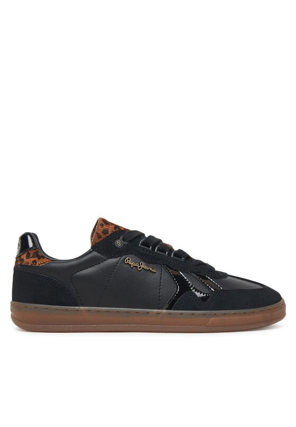 Pepe Jeans Sneakersy Ball Night W PLS000009 Czarny. Kolor: czarny. Materiał: skóra
