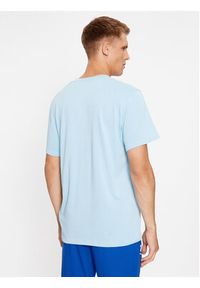 Under Armour T-Shirt Ua M Logo Emb Heavyweight Ss 1373997 Błękitny Loose Fit. Kolor: niebieski. Materiał: bawełna #4