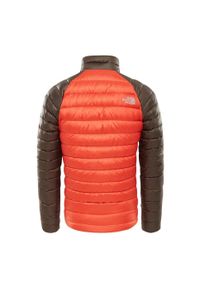 Kurtka turystyczna puchowa męska The North Face M Trevail Jacket. Kolor: pomarańczowy. Materiał: puch. Sport: turystyka piesza