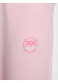 Pinko Spodnie dresowe 100371 A0KN Różowy Regular Fit. Kolor: różowy. Materiał: bawełna, dresówka #5