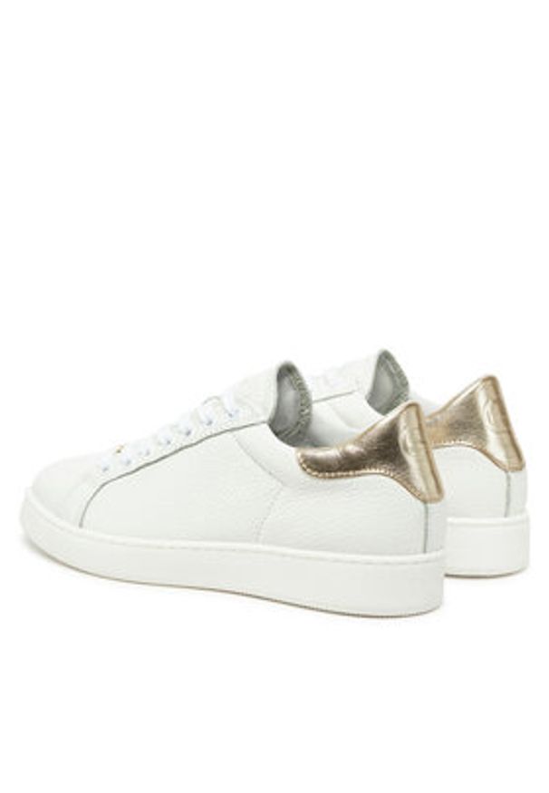 TwinSet - TWINSET Sneakersy 251TCP048 Biały. Kolor: biały. Materiał: skóra