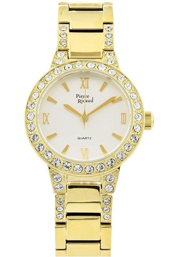 Zegarek damski Pierre Ricaud P21074.1163QZ złoty. Kolor: złoty