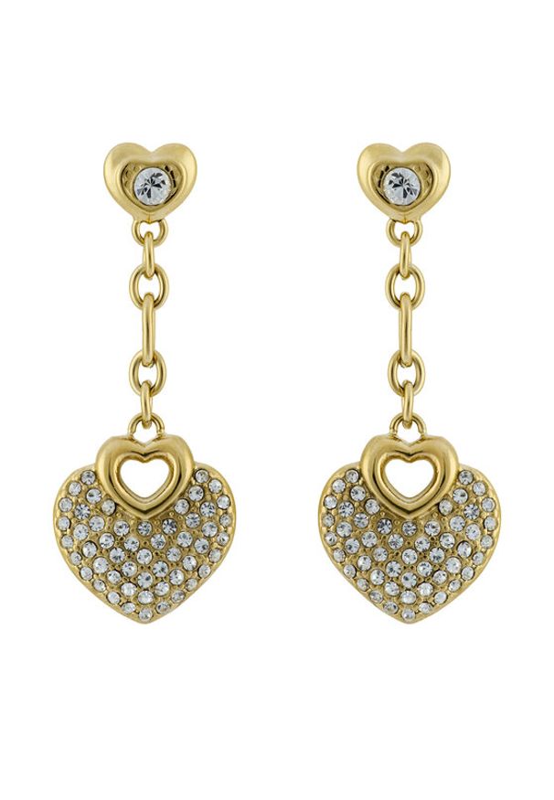 Guess Kolczyki JUBE05 210JW Złoty. Materiał: metalowe. Kolor: złoty