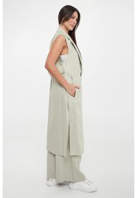 Armani Exchange - Kamizelka damska długa lniana ARMANI EXCHANGE. Materiał: len. Długość: długie #5