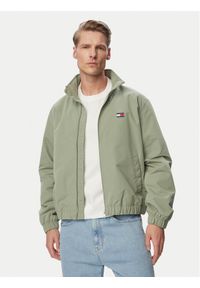Tommy Jeans Kurtka przejściowa Essential DM0DM22720 Zielony Regular Fit. Kolor: zielony. Materiał: syntetyk #1