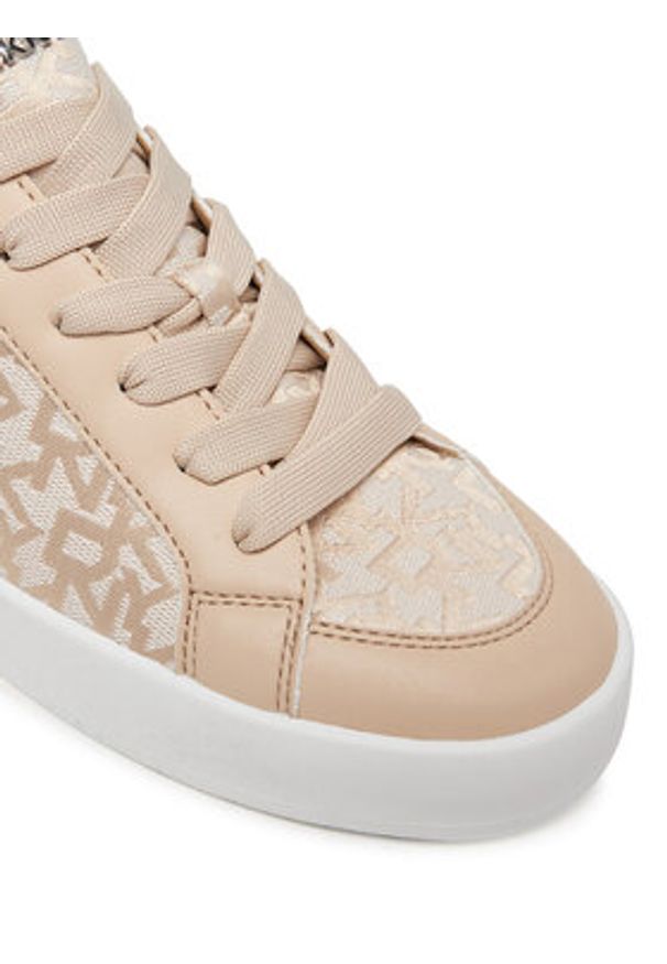 DKNY Sneakersy K1507746 Beżowy. Kolor: beżowy. Materiał: materiał