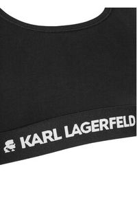 Karl Lagerfeld - KARL LAGERFELD Biustonosz top A1W47007 Czarny. Kolor: czarny. Materiał: lyocell #3