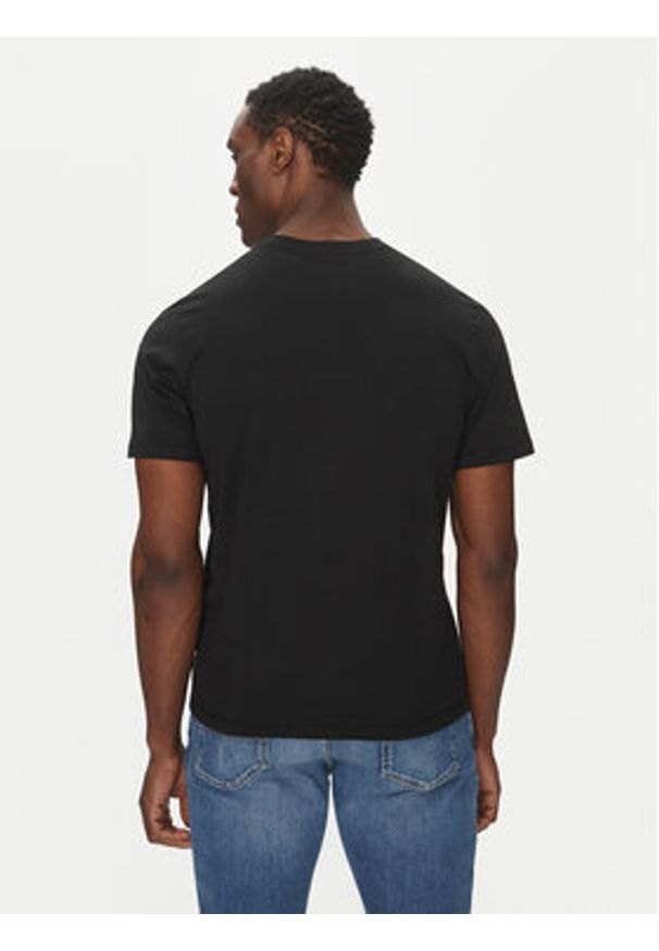 Save The Duck T-Shirt DT1197M BESY20 Czarny Regular Fit. Kolor: czarny. Materiał: bawełna