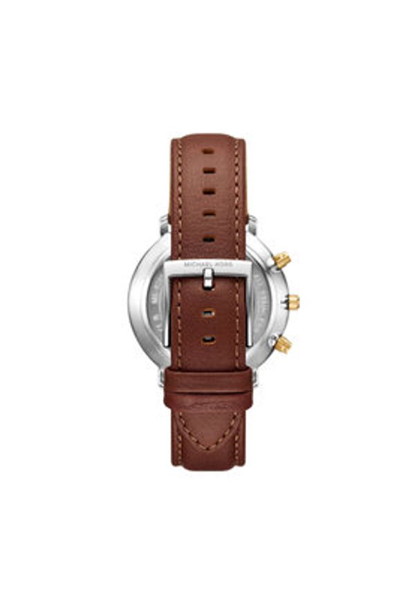 Michael Kors Zegarek Blake MK9209 Brązowy. Kolor: brązowy. Materiał: skóra