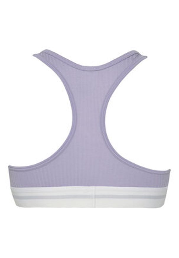 Calvin Klein Underwear Biustonosz top LV00QF8018 Fioletowy. Kolor: fioletowy. Materiał: bawełna