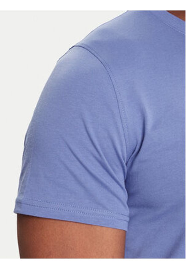 Tommy Jeans T-Shirt DM0DM04411 Niebieski Regular Fit. Kolor: niebieski. Materiał: bawełna