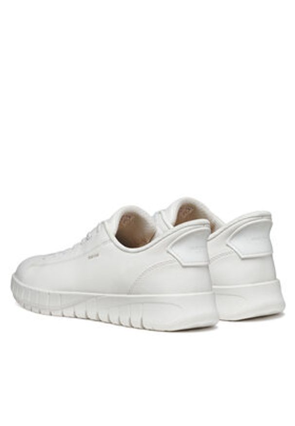 Geox Sneakersy U Flextride Plus U65MAA 0009B C1000 Biały. Kolor: biały. Materiał: skóra