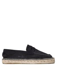 Manebi Espadryle Loeafers Espadrilles K 1.5 Granatowy. Kolor: niebieski. Materiał: skóra, zamsz