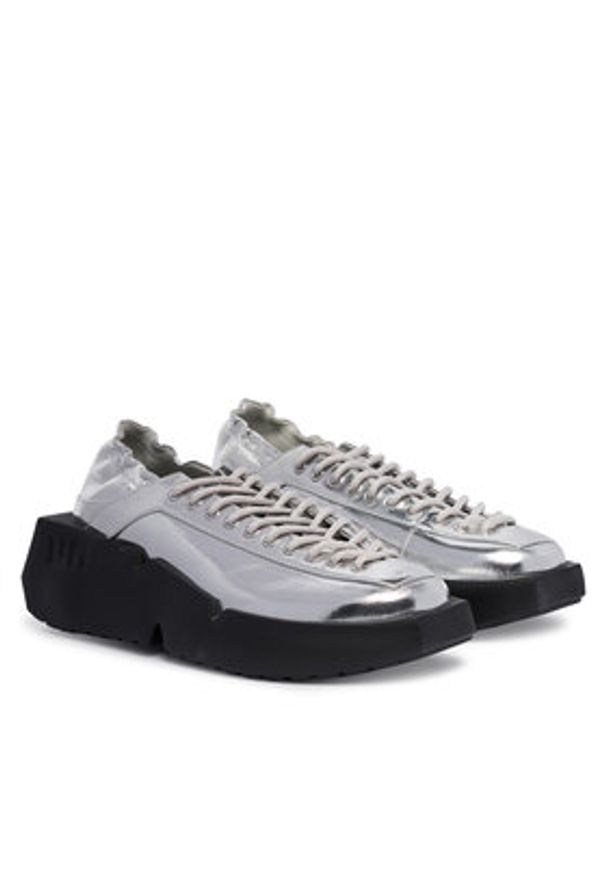 United Nude Sneakersy Mega Lacey 1099514116 Srebrny. Kolor: srebrny. Materiał: skóra