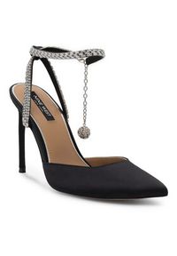 Nine West Sandały ALMAAS SJ1483-2 Czarny. Kolor: czarny. Materiał: materiał #6