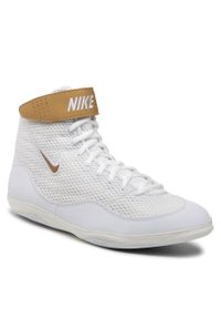 Buty Nike Inflict 325256 White/Metallic Gold/Wolf Grey. Kolor: biały. Materiał: materiał