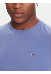 Tommy Jeans T-Shirt DM0DM04411 Niebieski Regular Fit. Kolor: niebieski. Materiał: bawełna
