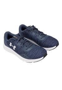 Under Armour - Trampki Męskie Charged Pursuit 3 Twist. Kolor: niebieski. Sport: turystyka piesza