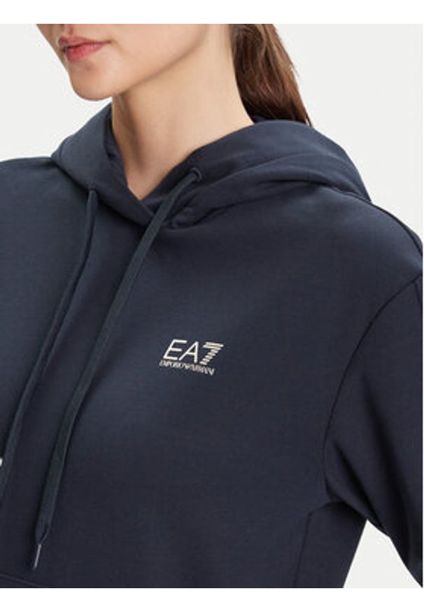 EA7 Emporio Armani Dres 7W000789 AF18880 MB235 Granatowy Regular Fit. Kolor: niebieski. Materiał: syntetyk
