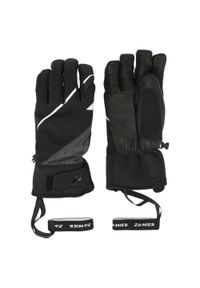 ZANIER - Rękawice pięciopalczaste Zanier 50° North.GTX. Kolor: szary, wielokolorowy, czarny. Sezon: zima. Sport: narciarstwo #1