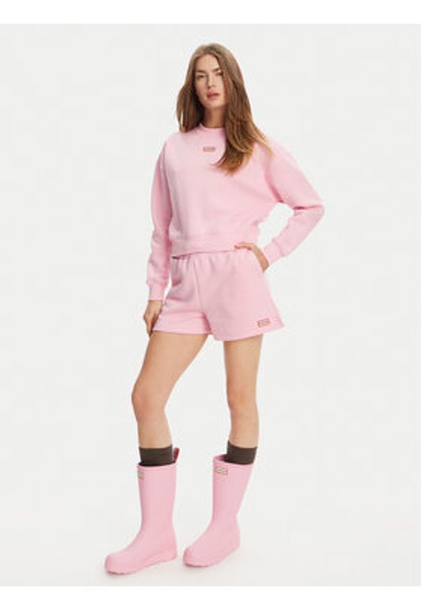 Hunter Szorty sportowe Lunan HARW0058251 Różowy Regular Fit. Kolor: różowy. Materiał: bawełna