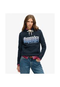 Superdry - Kaptur Warstwowy. Typ kołnierza: kaptur. Kolor: niebieski #1