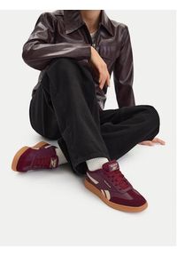 Reebok Sneakersy CEO-FORTE LOUNGER AR30252W-RY Bordowy. Kolor: czerwony. Materiał: skóra, zamsz #5