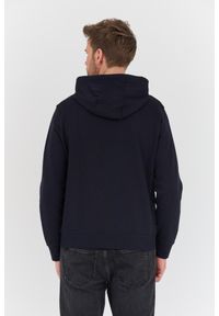 Armani Exchange - ARMANI EXCHANGE Granatowa męska bluza z kapturem, Rozmiar M. Typ kołnierza: kaptur. Kolor: niebieski