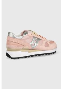 Saucony sneakersy Shadow kolor różowy. Nosek buta: okrągły. Zapięcie: sznurówki. Kolor: różowy. Materiał: guma #5