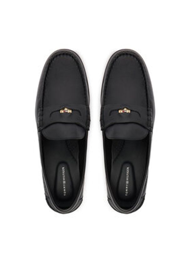 TOMMY HILFIGER - Tommy Hilfiger Mokasyny Penny Crust FM0FM05836 Czarny. Kolor: czarny. Materiał: skóra
