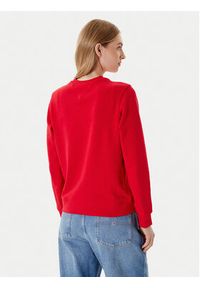 Tommy Jeans Bluza Essential DW0DW20942 Czerwony Regular Fit. Kolor: czerwony. Materiał: bawełna #5