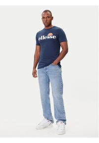 Ellesse T-Shirt Sl Prado SHC07405 Granatowy Regular Fit. Kolor: niebieski. Materiał: bawełna #5