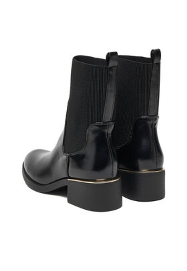 Jenny - JENNY Botki CEO-WS6581-03 Czarny. Kolor: czarny. Materiał: materiał, syntetyk