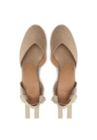 Castañer Espadryle Chiara/8/002 021669-2017 Beżowy. Kolor: beżowy. Materiał: skóra #6