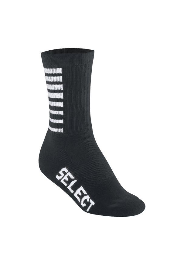 SELECT - Skarpetki Select Sports Striped. Kolor: czarny. Sport: piłka nożna