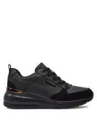 skechers - Skechers Sneakersy Subtle Spots 155616/BBK Czarny. Kolor: czarny. Materiał: skóra #1
