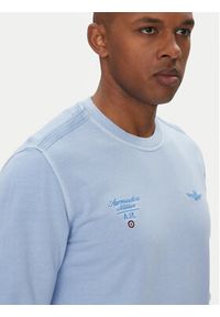 Aeronautica Militare Bluza 251FE1991F583 Błękitny Regular Fit. Kolor: niebieski. Materiał: bawełna