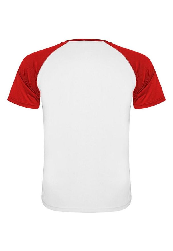 ROLY - Koszulka Sportowa Z Krótkim Rękawem Unisex Dla Dorosłych Indianapolis. Kolor: czerwony. Długość rękawa: krótki rękaw. Długość: krótkie. Sport: turystyka piesza