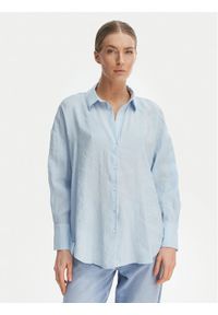 only - ONLY Koszula Zazima 15272523 Błękitny Oversize. Kolor: niebieski #1