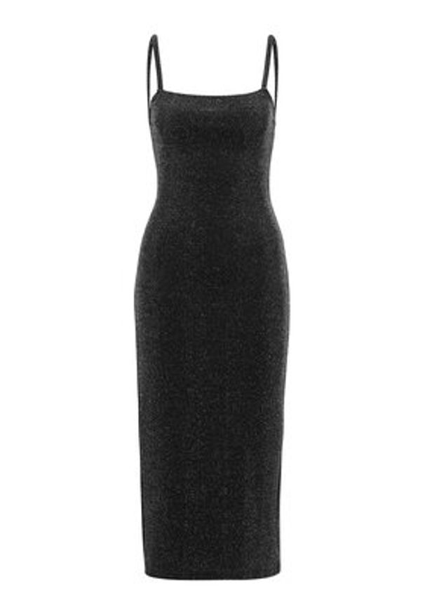 Hugo Sukienka koktajlowa Nolores 50483166 Czarny Slim Fit. Kolor: czarny. Materiał: syntetyk. Styl: wizytowy