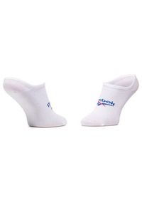 Reebok Zestaw 3 par stopek unisex Cl Fo Invisible Sock 3P GG6680 Biały. Kolor: biały. Materiał: materiał #2