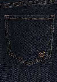 Born2be - Granatowe Szerokie Jeansy z Dodatkiem Wiskozy z Wysokim Stanem Zenoa. Okazja: na co dzień. Stan: podwyższony. Kolor: niebieski. Styl: casual, klasyczny #2